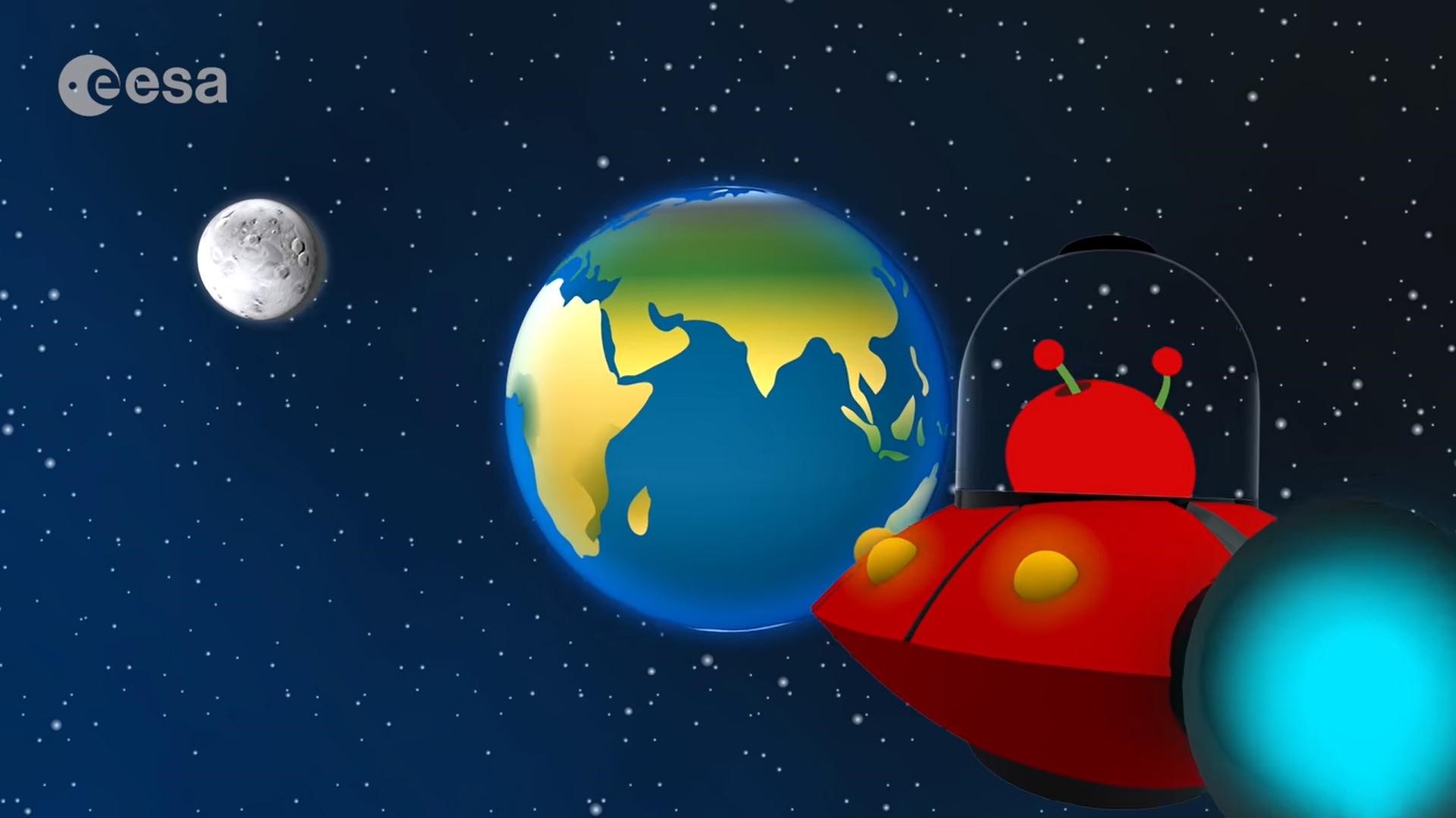 ESA. La Mascota Paxi